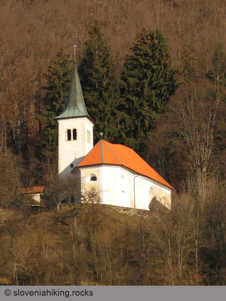 St. Gertrude above Čabrače
