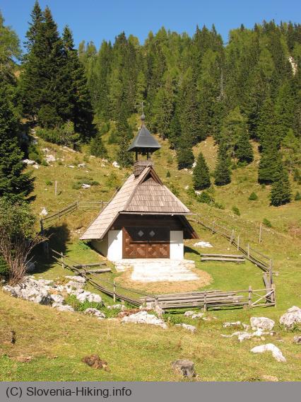 The chapel on Planina Loka