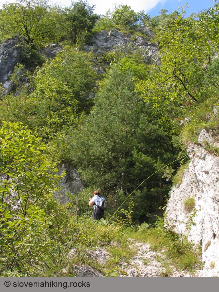 The rocky ledges below sv. Ivan