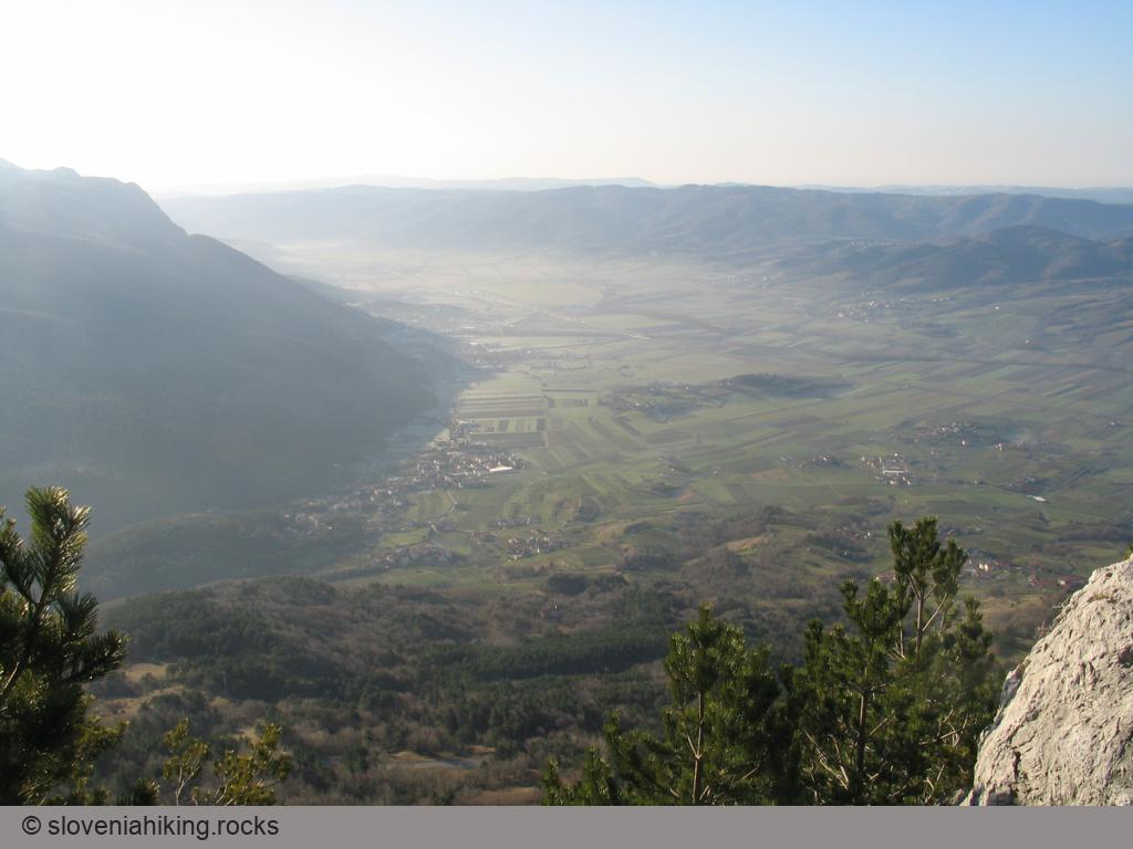 Pogled na Vipavsko dolino